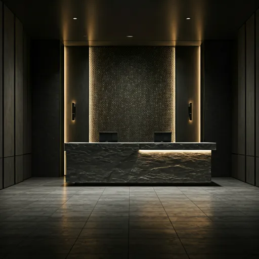 Metallic epoxy flooring installation in a modern Miami space